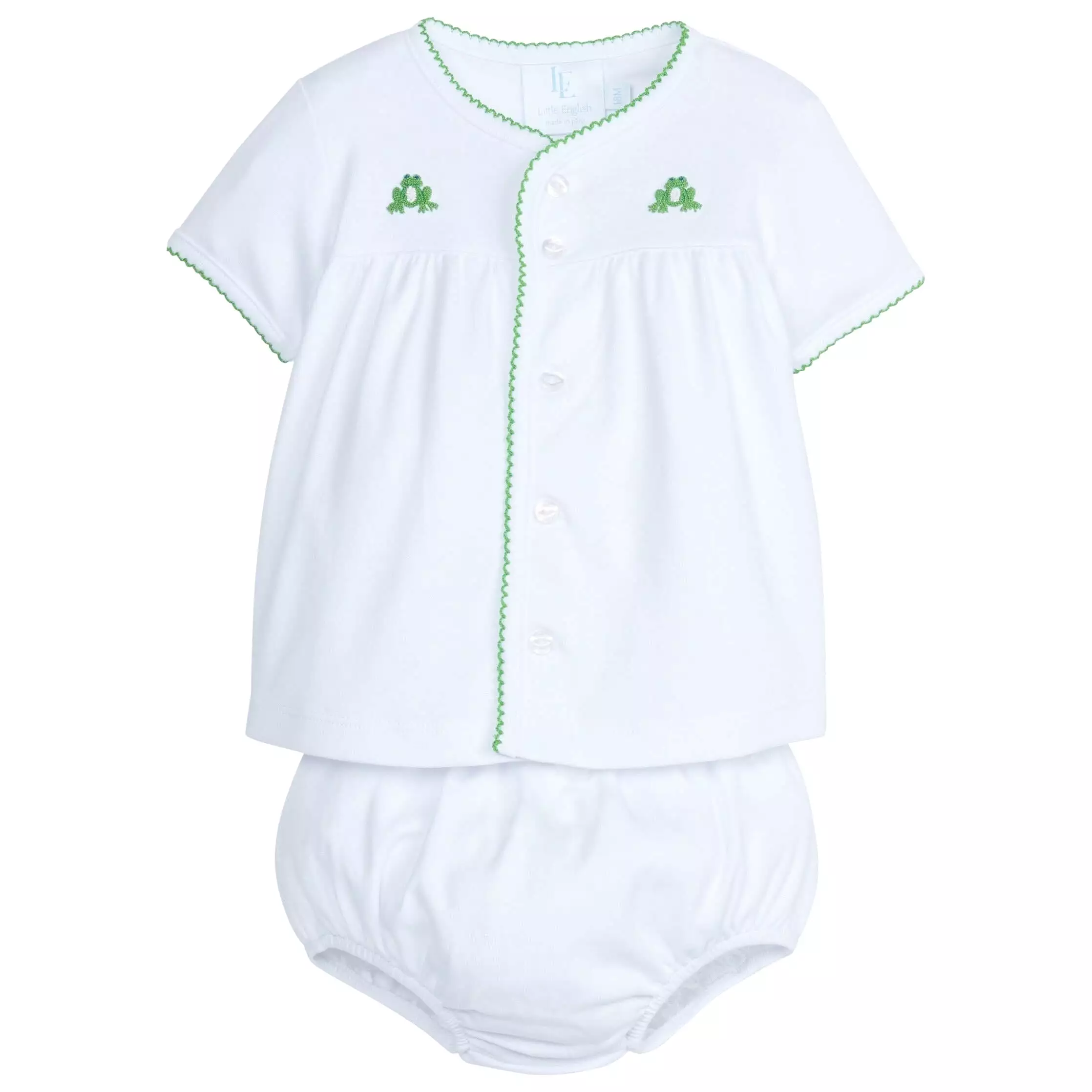 Pinpoint Layette Set - Frog