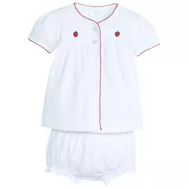 Pinpoint Layette Set - Strawberry