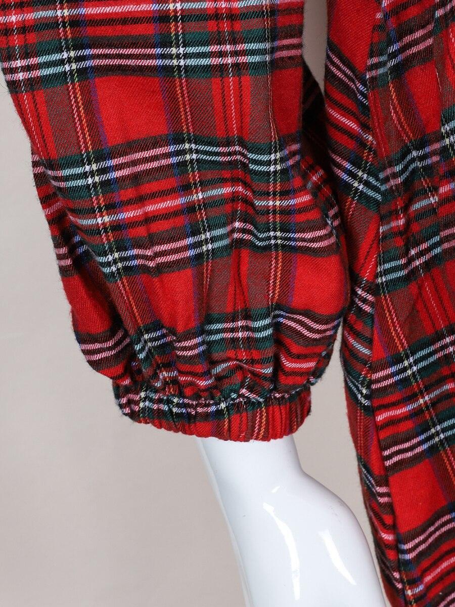 Plus Size Plaid Party Dress