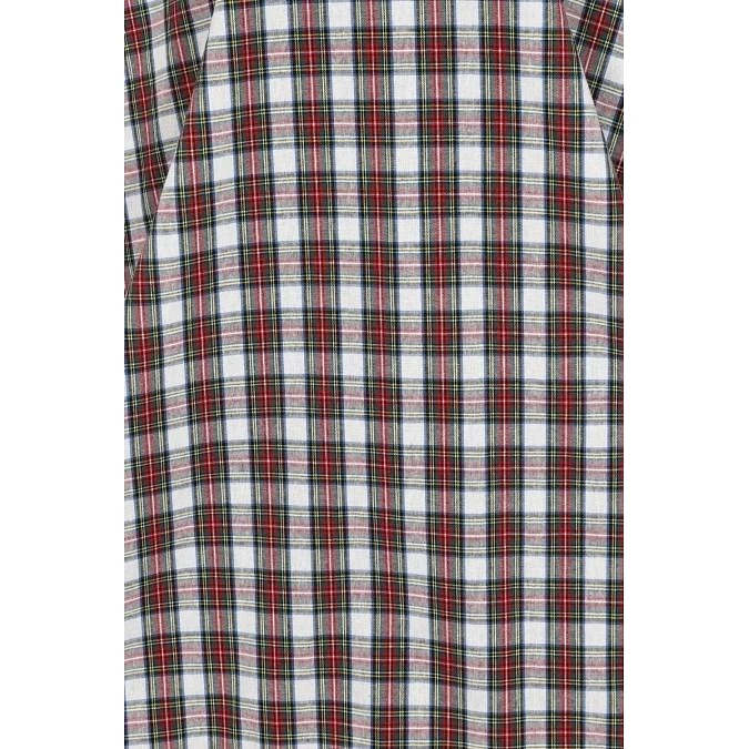 Red And White Tartan Check Strap Swing Dress