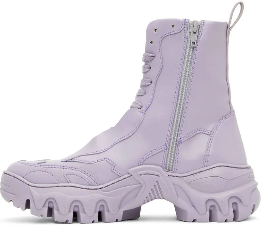 Rombaut Purple Boccaccio II Apple Leather Sneaker Boots