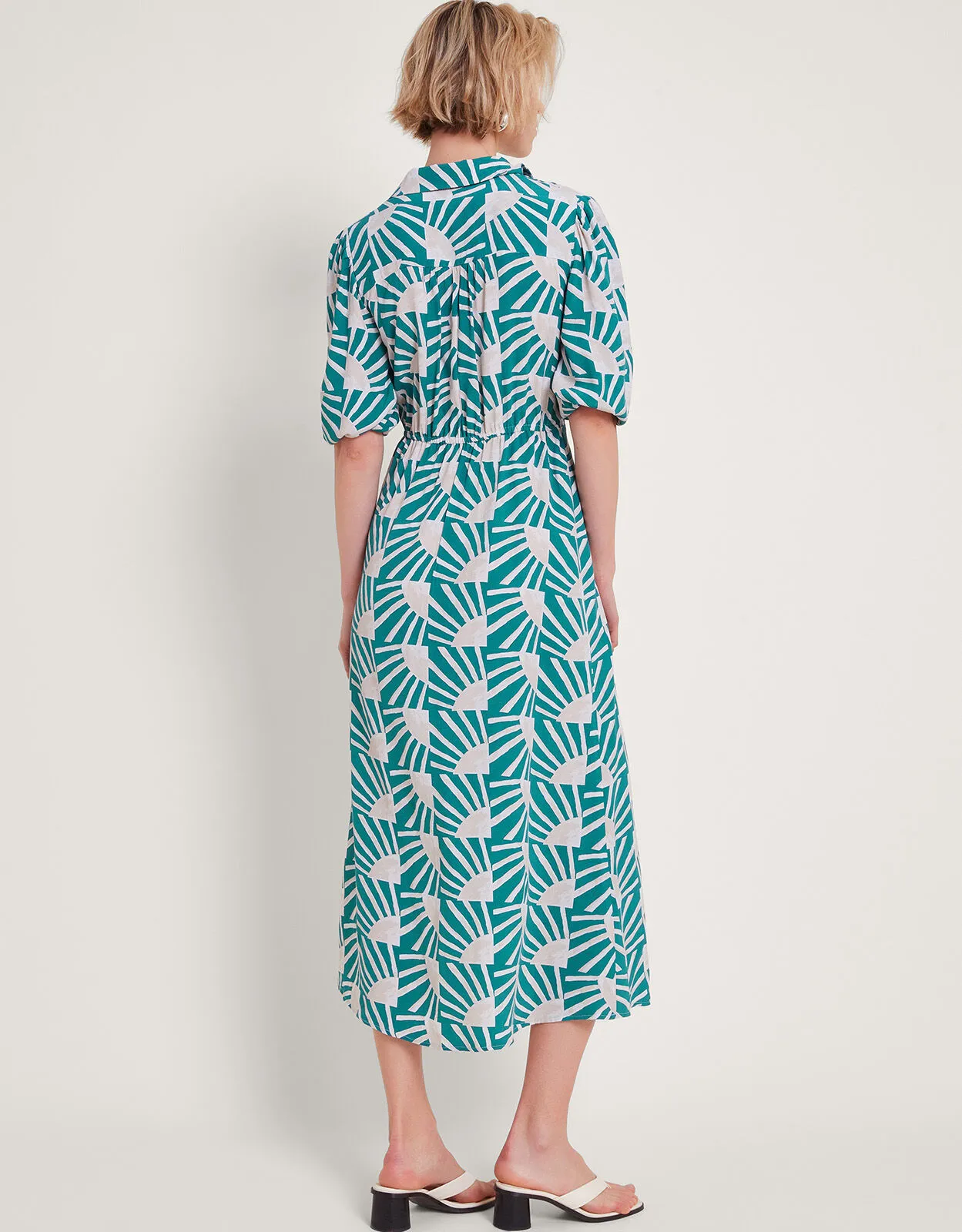 Rosanna Midi Dress Teal