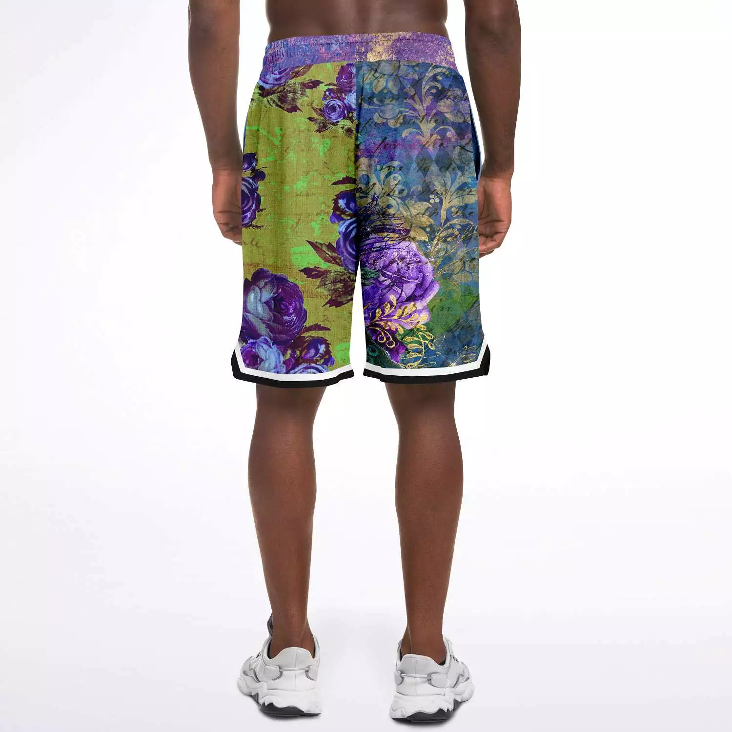 Royal Peacock Unisex Basketball Shorts