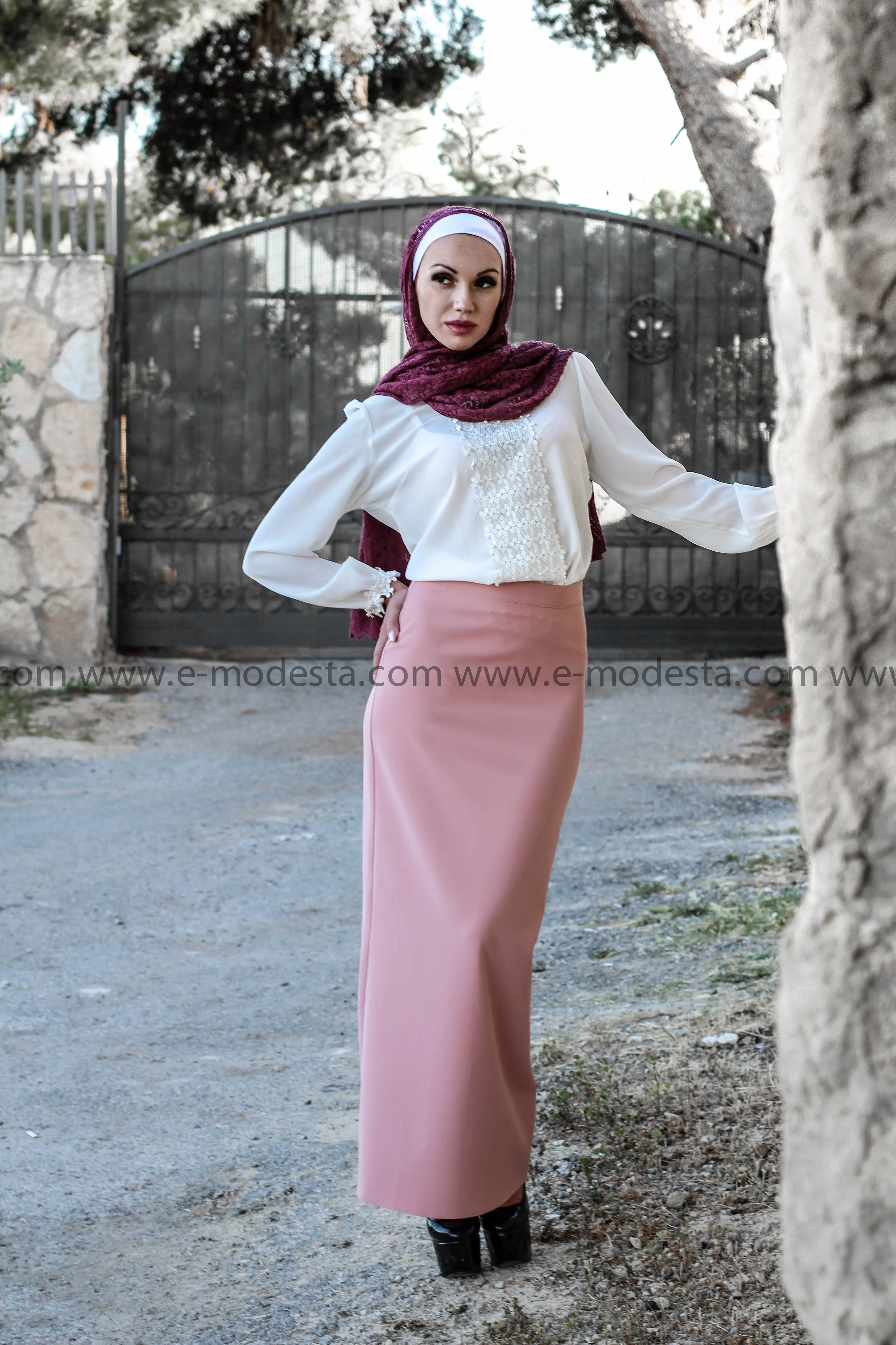 SALE Elegant Straight Maxi Skirt