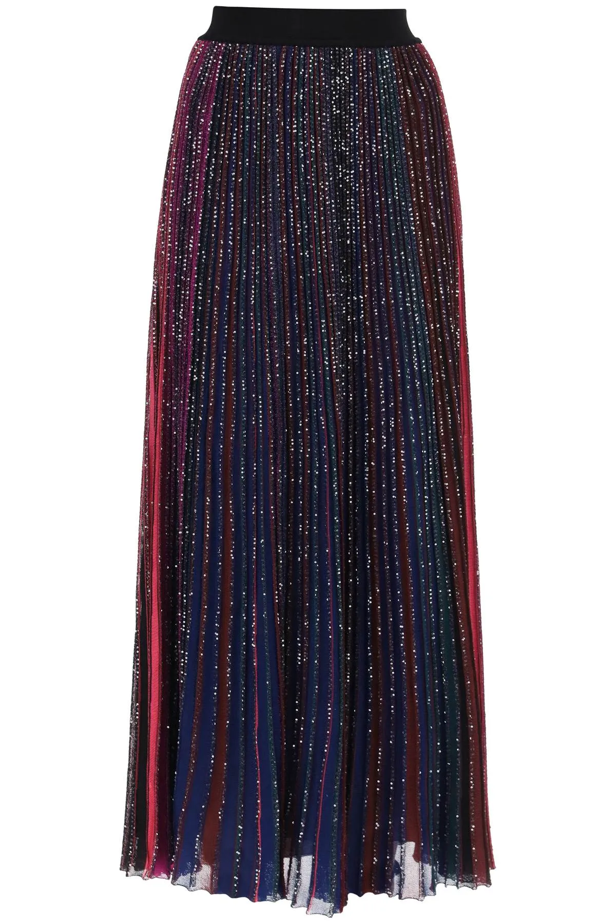 Sequined Knit Maxi Skirt