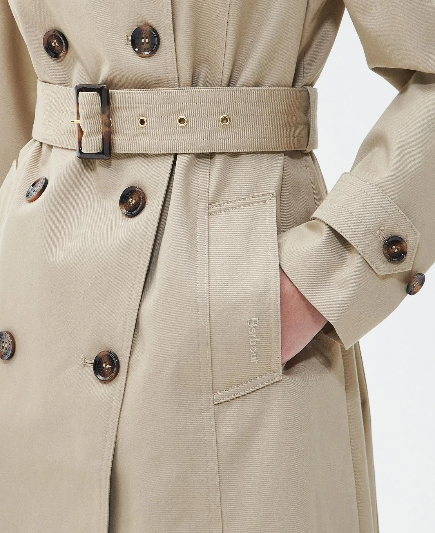  Short Greta Showerproof Trench Coat     