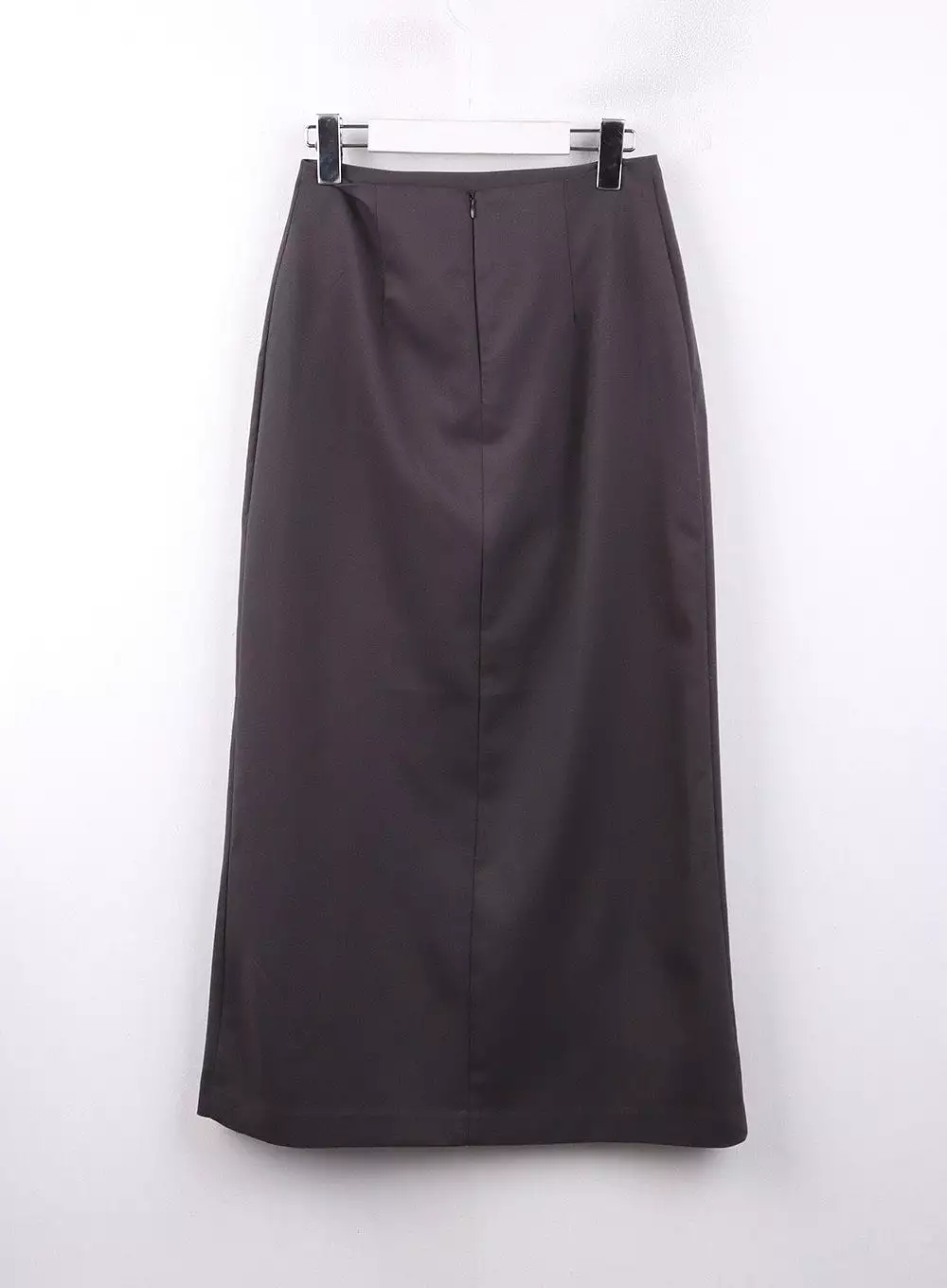 Solid Split Maxi Skirt CJ419