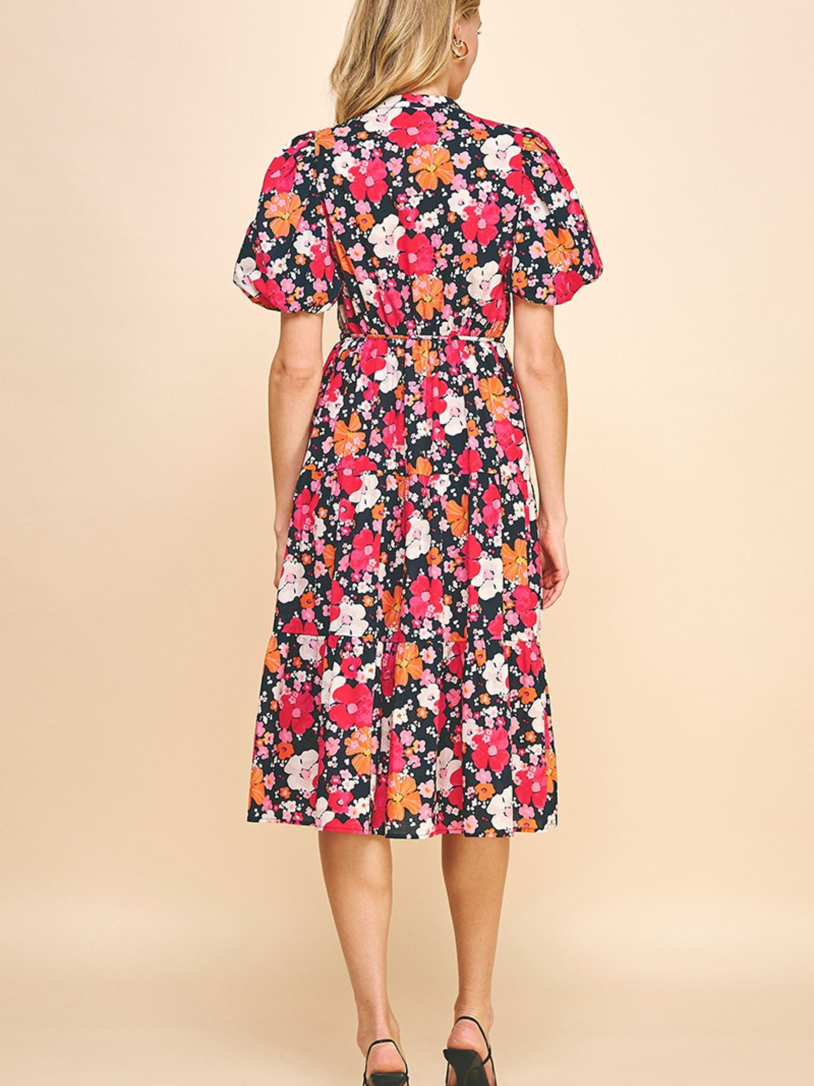 Spring in Bloom Midi Dress