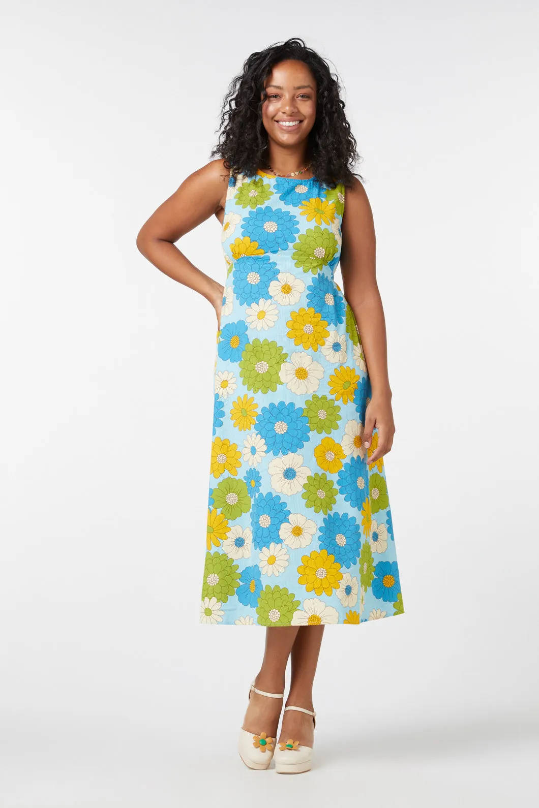 Susan Floral Midi Dress