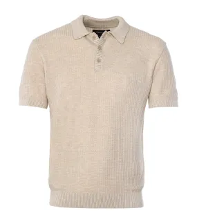 Sweater Polo Tan Mix