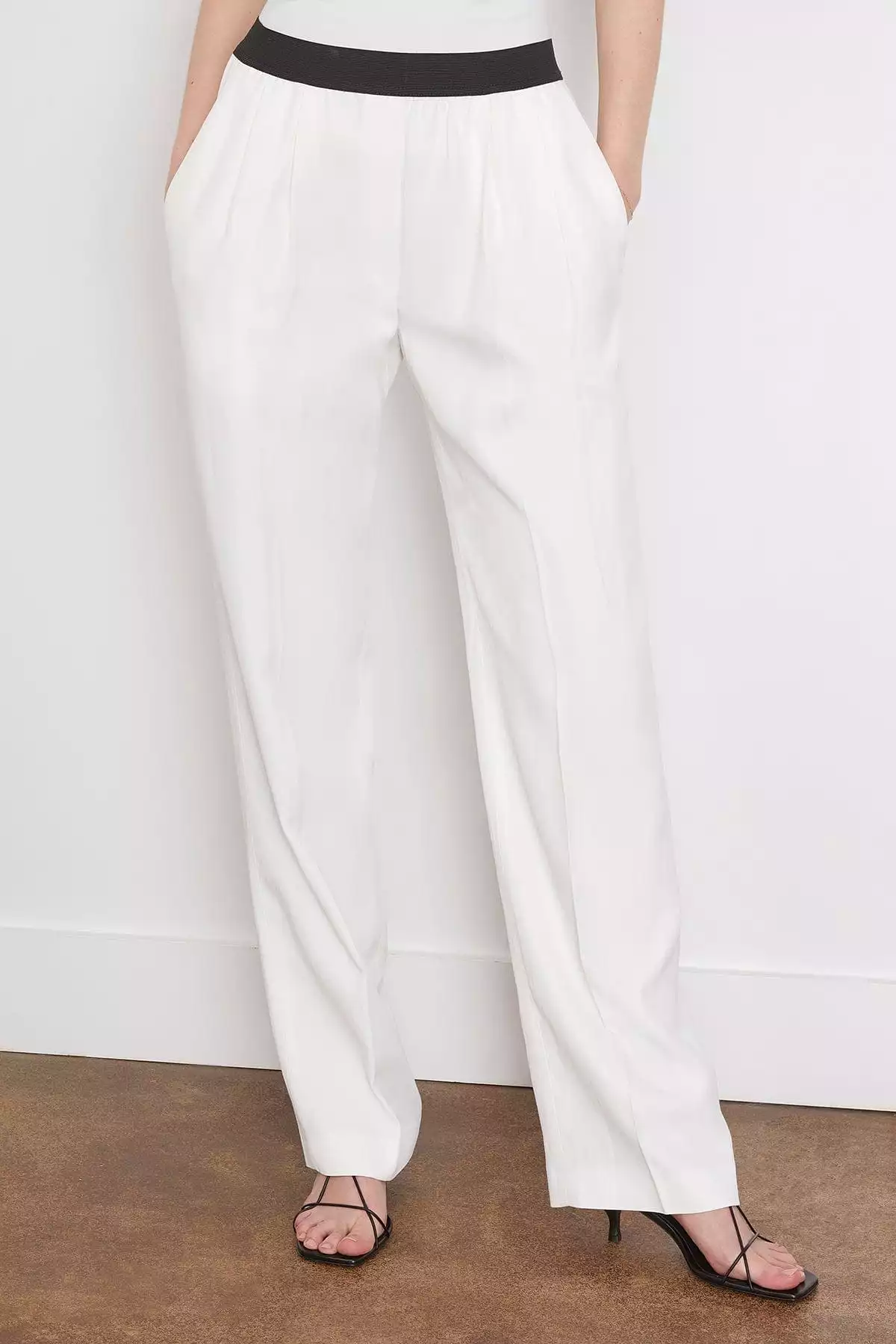 Takaroa Elastic Pant in Ivory