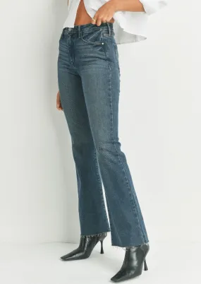 The Fall Flare Jeans in Dark Wash