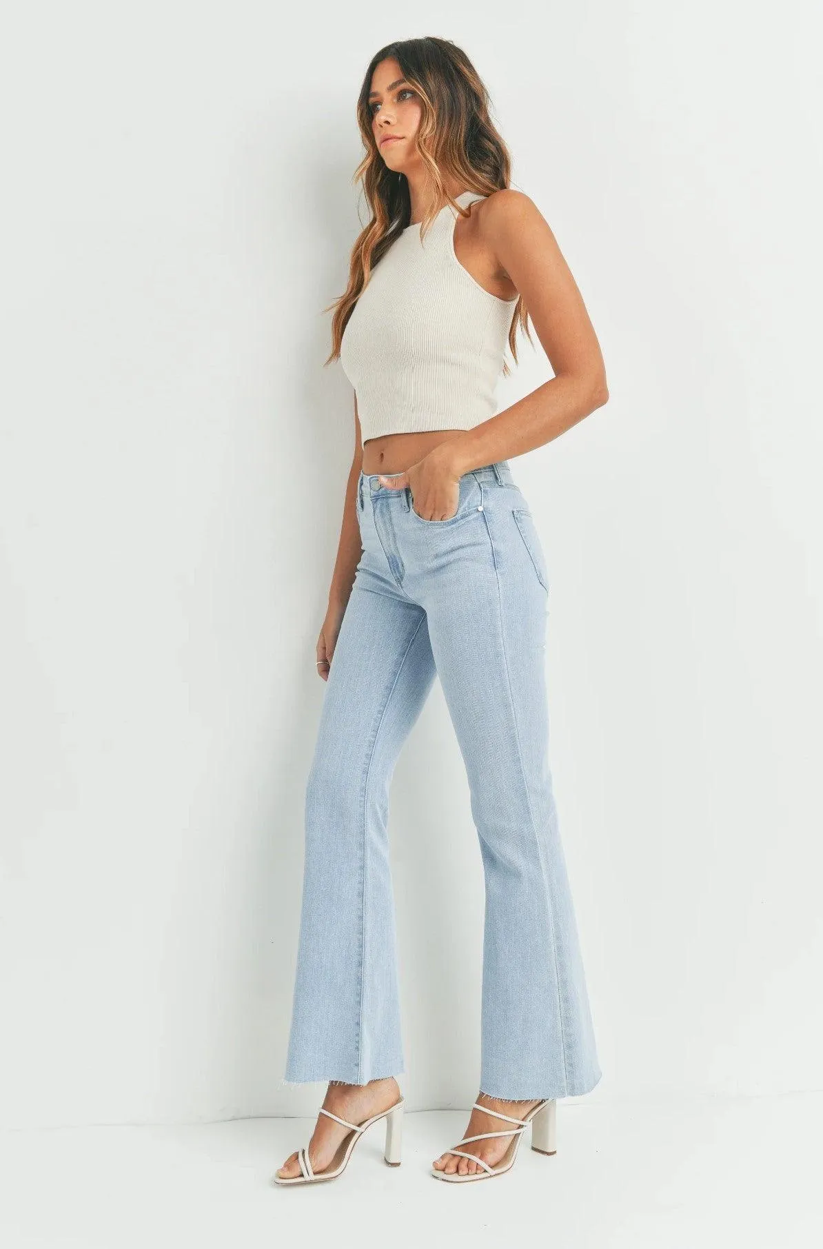 The Fall Flare Jeans in Light Wash