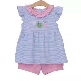 Trotter Street Kids - Golf Ruffle Bloomer Set