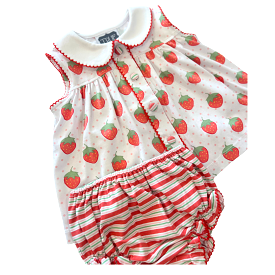 True - Strawberry  Bloomer Set