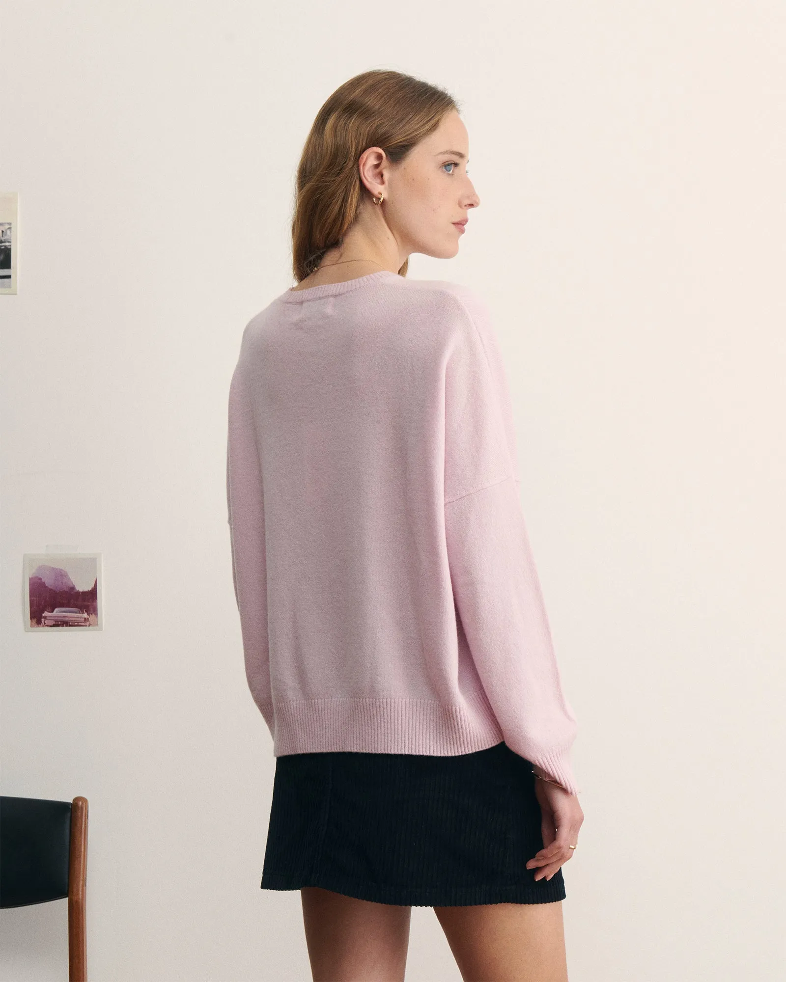 Un Cafe Merci buzelin cashmere sweater