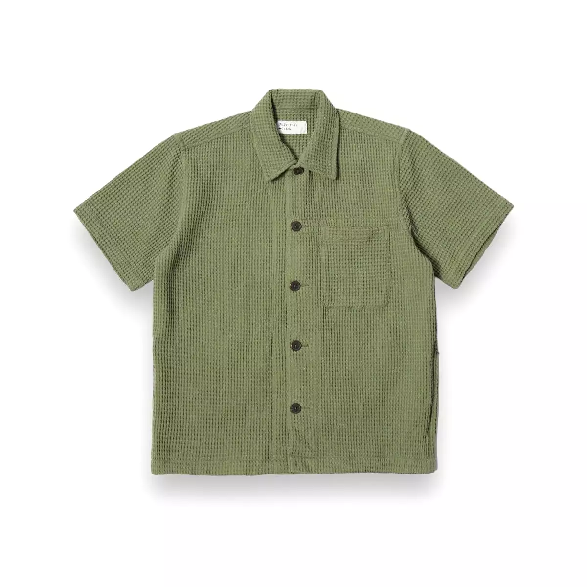 Universal Works Tech Overshirt 30169 Pike Waffle birch