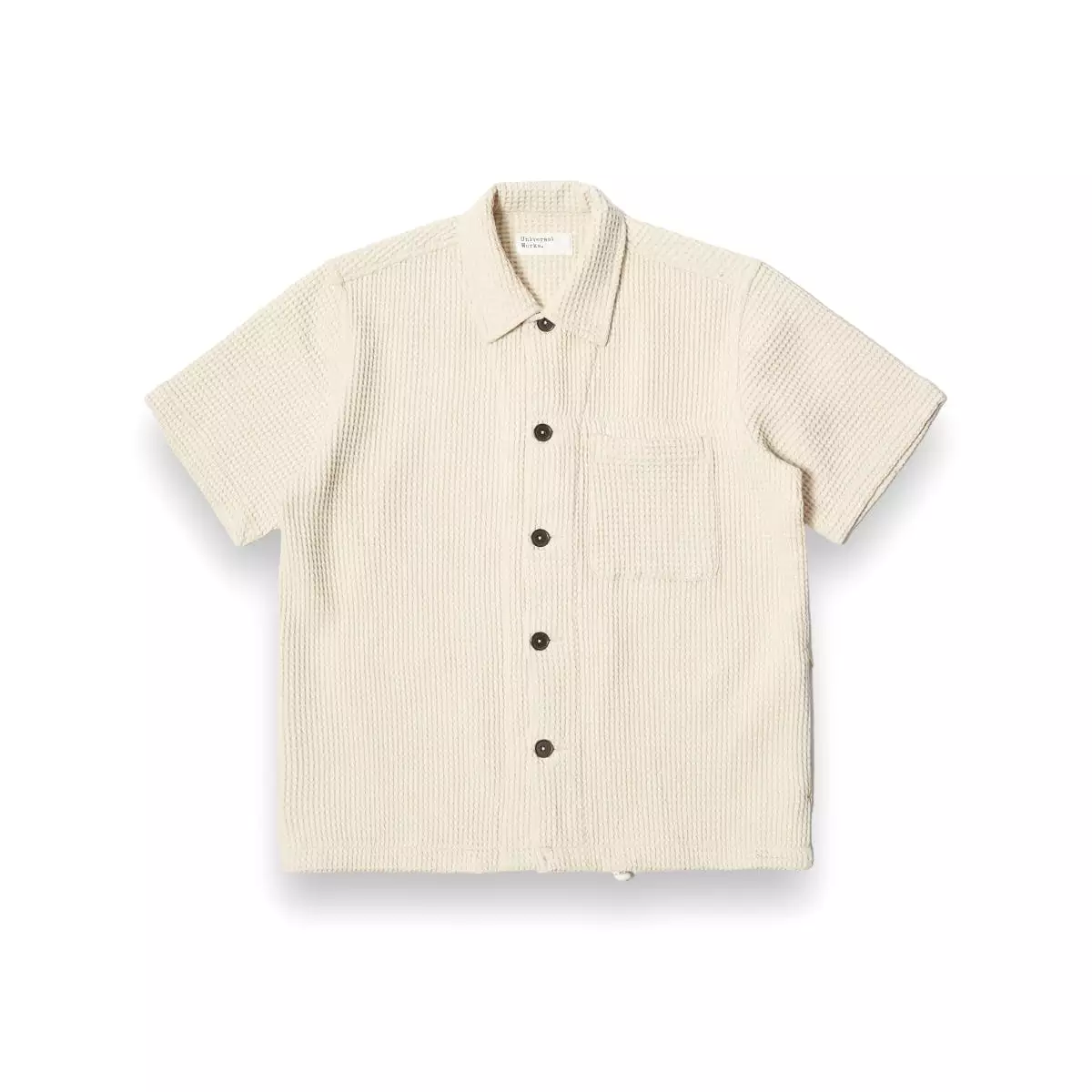 Universal Works Tech Overshirt 30169 Pike Waffle driftwood