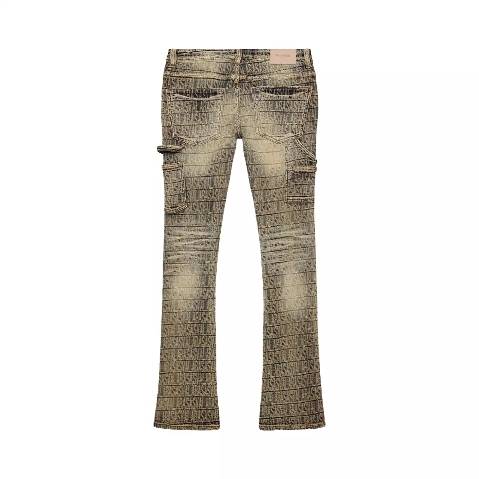 Valabasas “Imprint” Vintage Stacked Flare Jeans