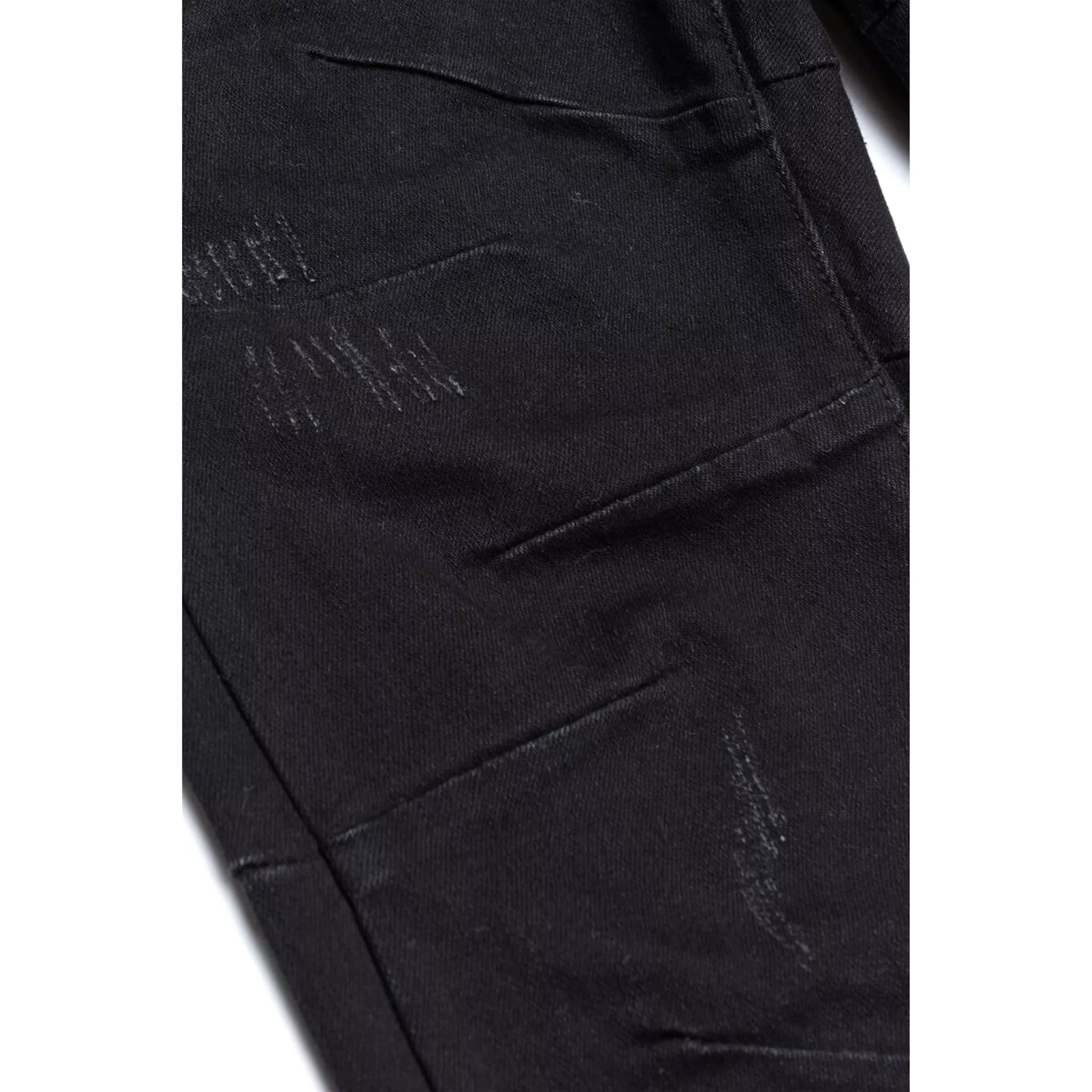 Valabasas West Black Stacked Flare Jeans