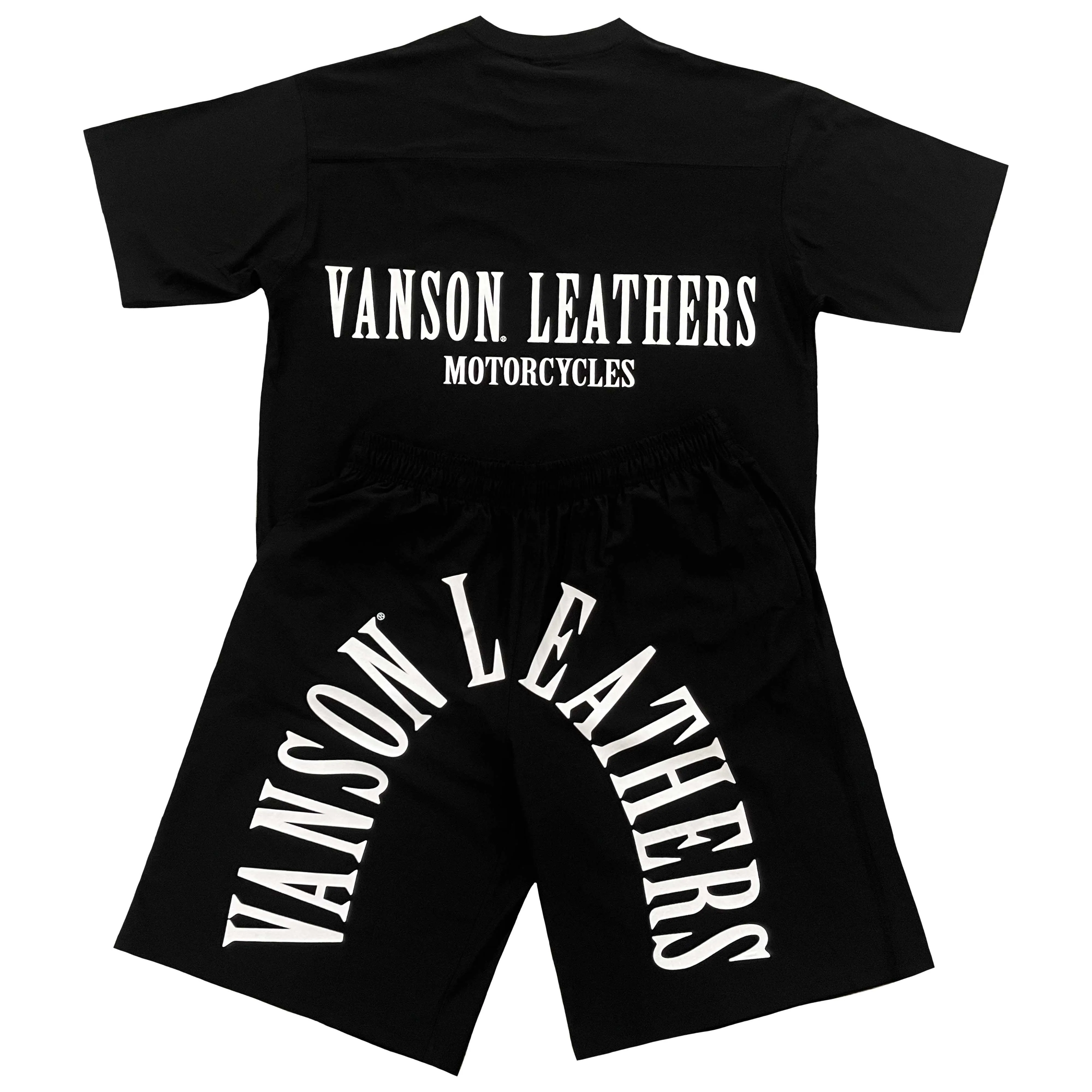 Vanson Leathers T-Shirt & Shorts Set - XL