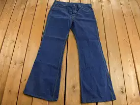 Vintage 1970s Road Runner Flare Jeans Size 38 x 34 / Vintage Denim / Streetwear / Vintage Denim / Vintage Jeans / Dead Stock