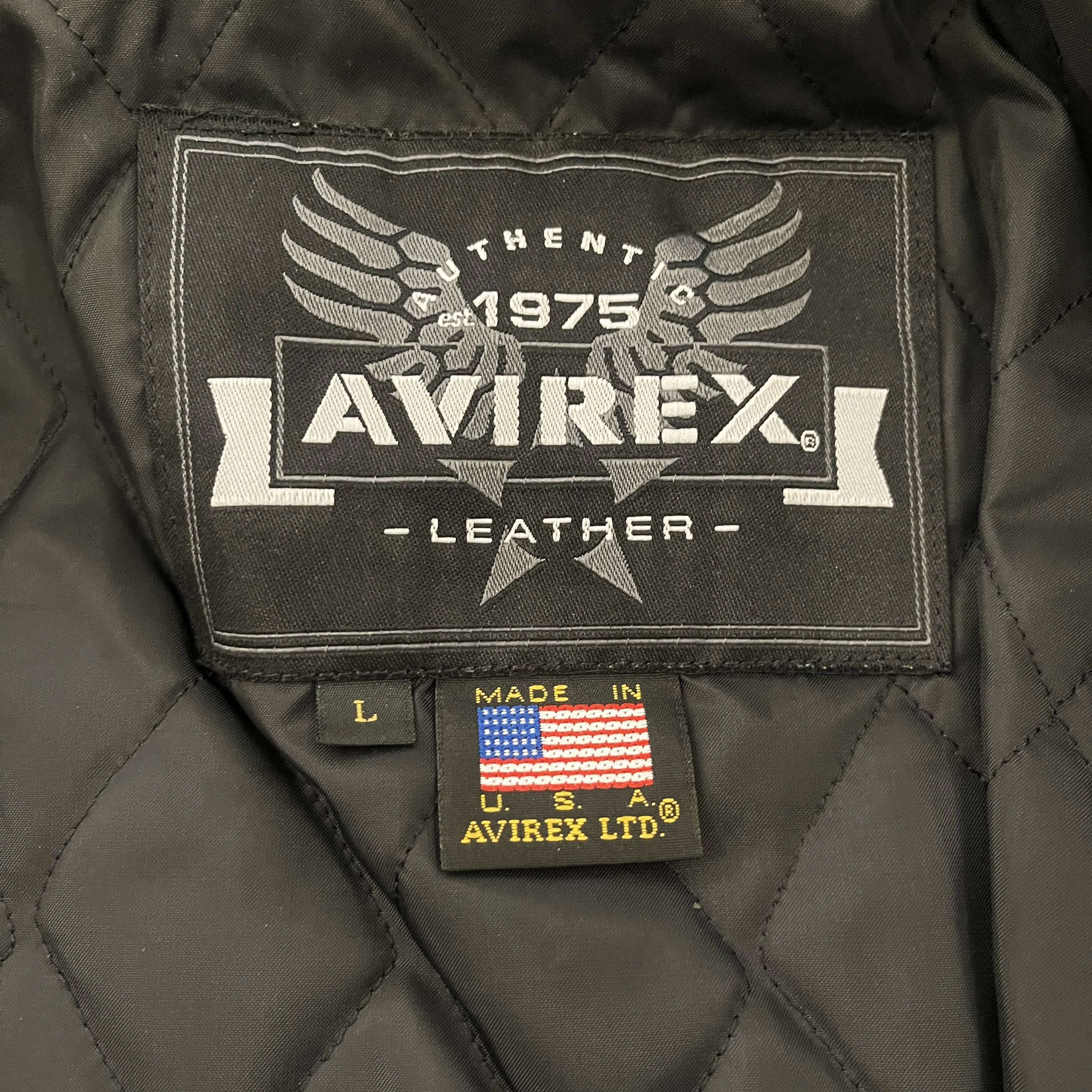 Vintage Avirex Leather Varsity Jacket