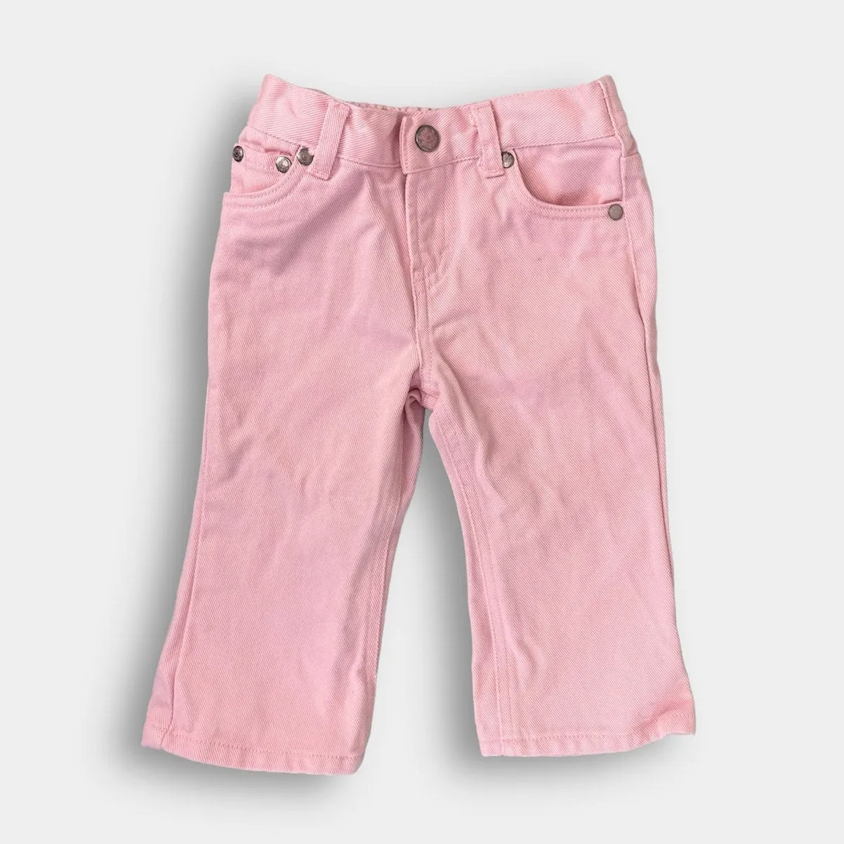 Vintage Levi's 517 Flare Jeans Pink 18 Months