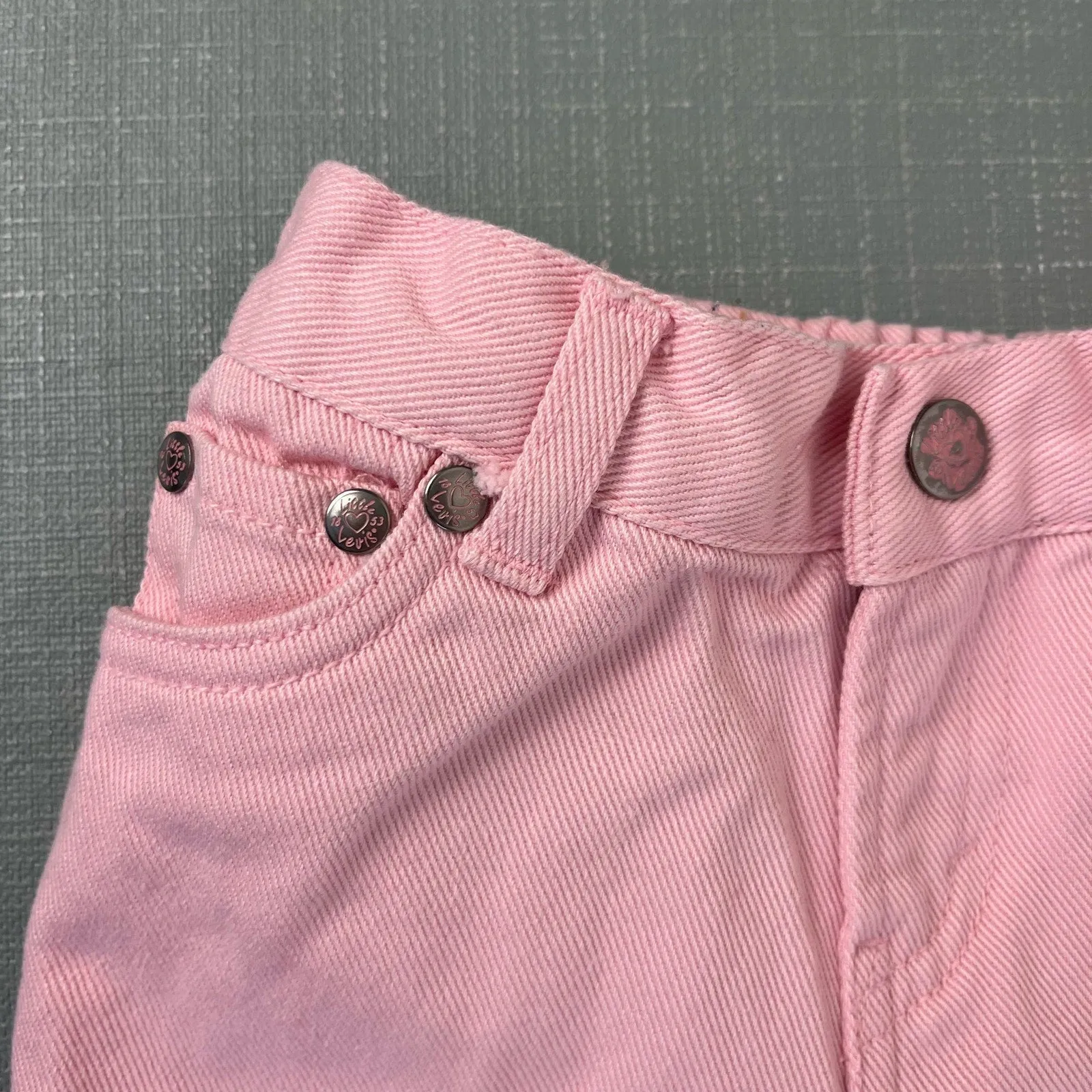 Vintage Levi's 517 Flare Jeans Pink 18 Months