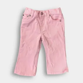 Vintage Levi's 517 Flare Jeans Pink 18 Months