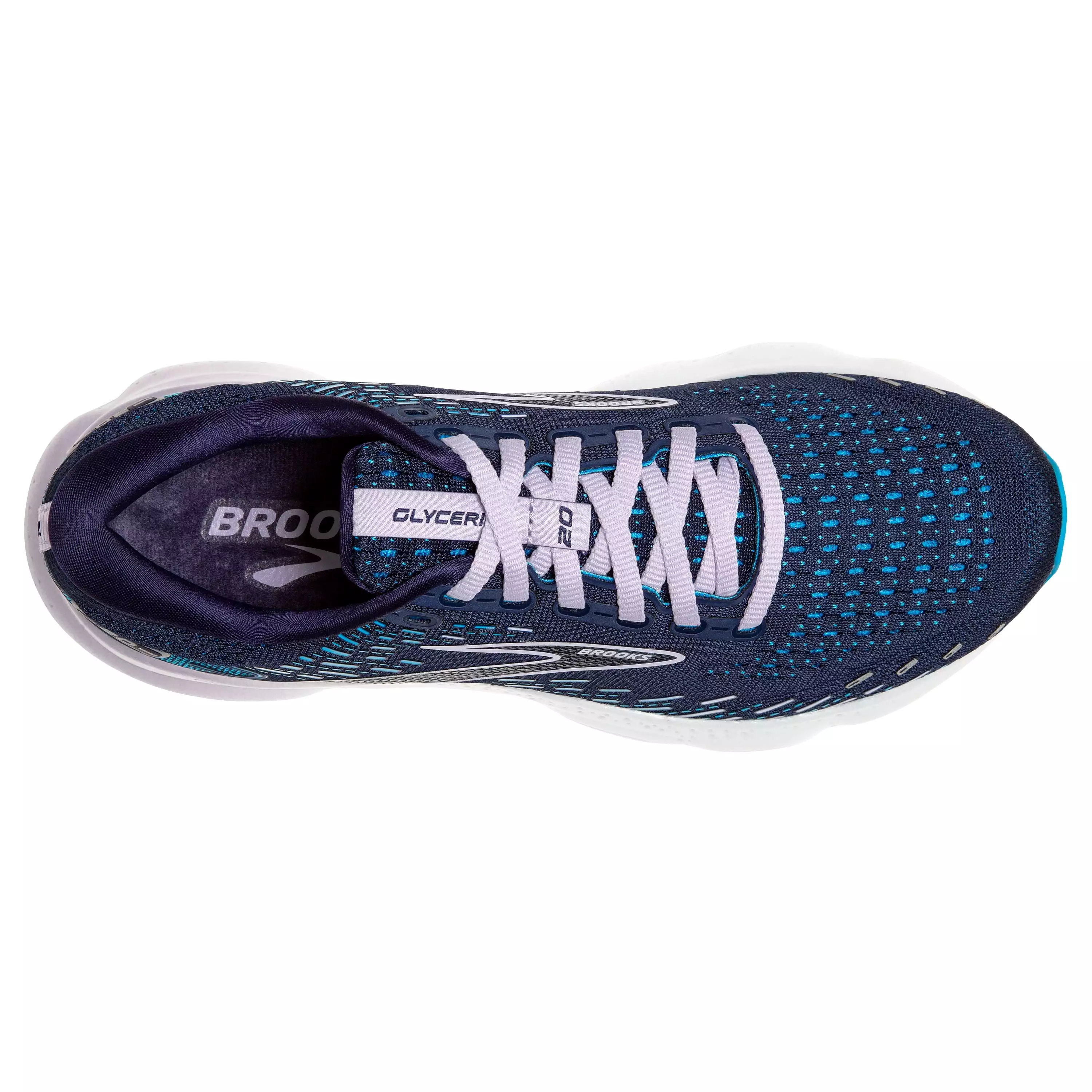 W Brooks Glycerin 20 Peacoat/Ocean/Pastel Lilac