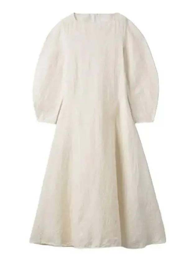 Washed effect dress white