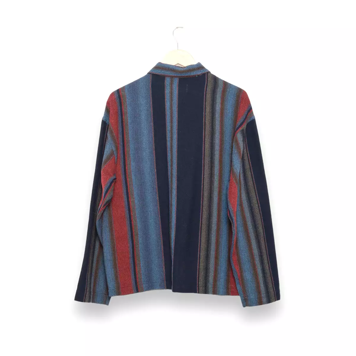 YMC PJ Overshirt blue multi